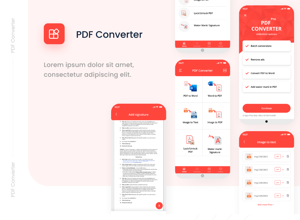 PDF Converter app presentation