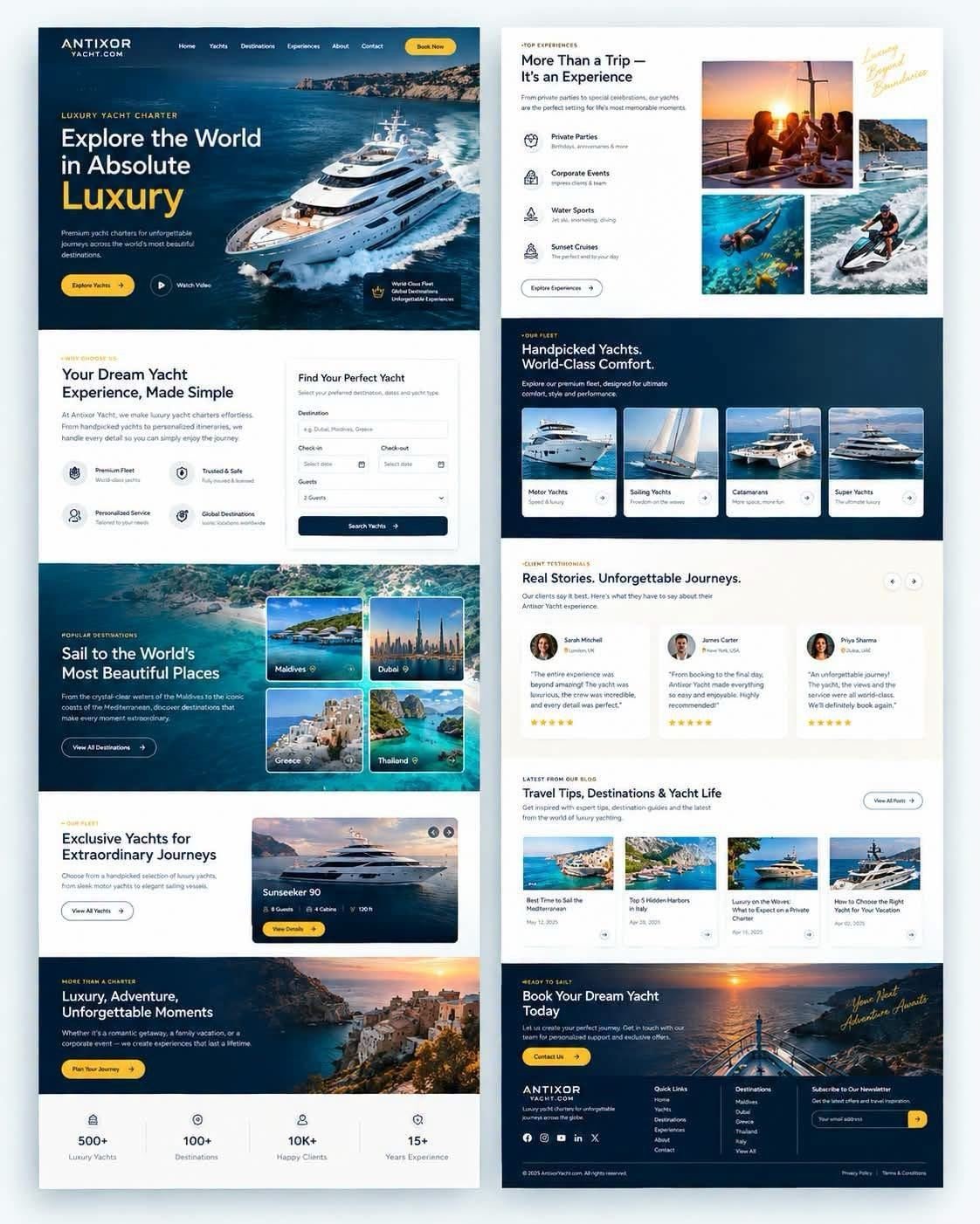 Antixor Yacht full layout