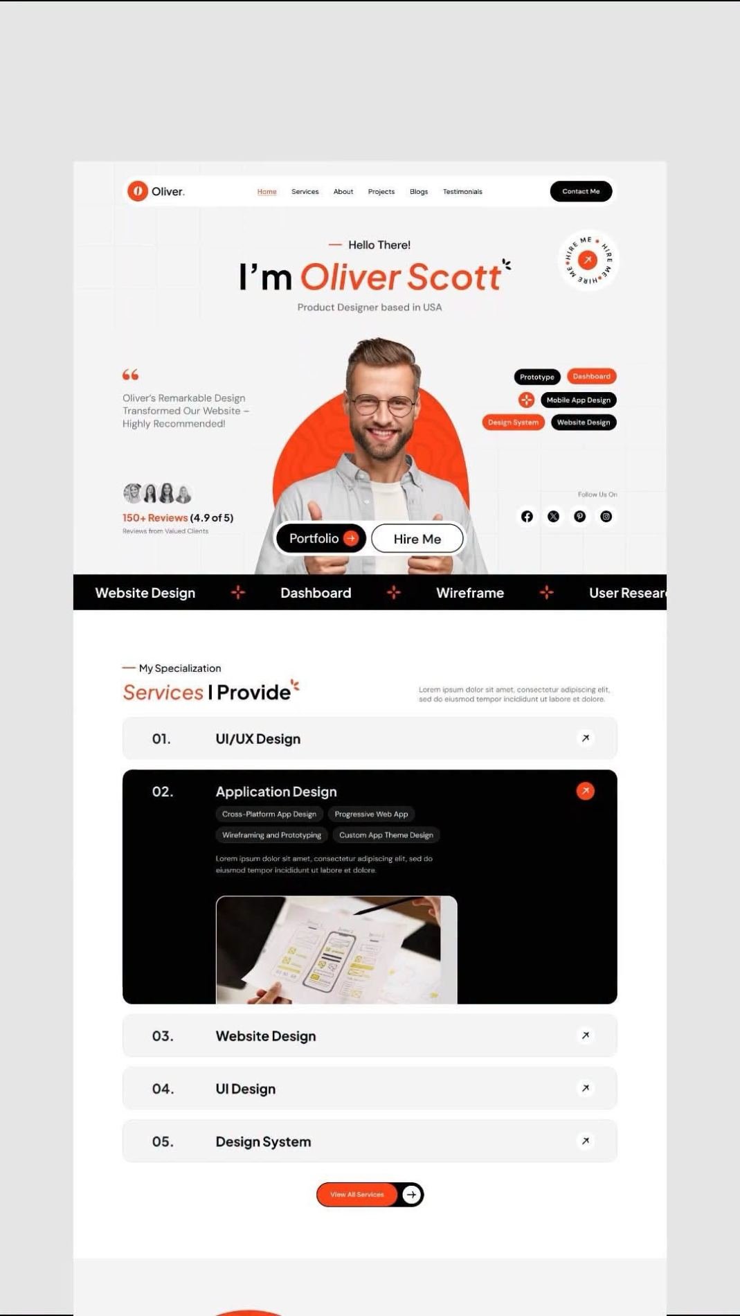 Oliver Scott full layout